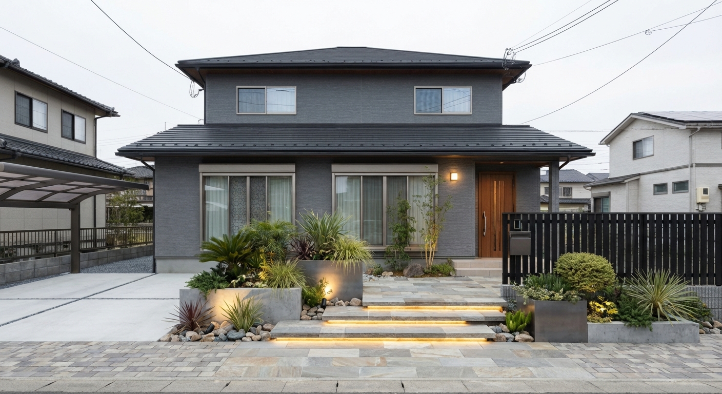 おしゃれなエントランスの作り方｜最新の石材活用とデザイン術